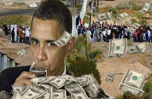 President Obama gets his drink and cash on in 2012...