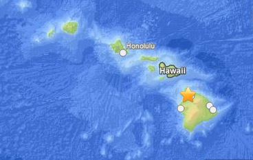 Google Earth Map of Hawaii, 2014