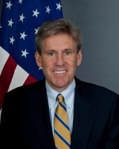 The Honorable john C. Stevens, Ambassador for  United States Special Mission Benghazi, Libya (photo courtesy of Wikipedia, 2015)...