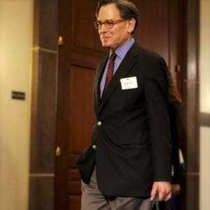 Mr. Sidney S. Blumenthal arrives at the U.S. Capitol to testify before the Select Committee on Benghazi (photo courtesy of USA Today, 2015)...